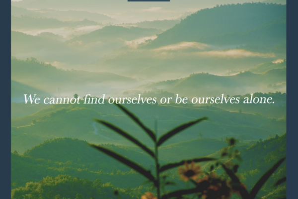 Dr. Pilar Jennings - We cannot find ourselves or be ourselves alone